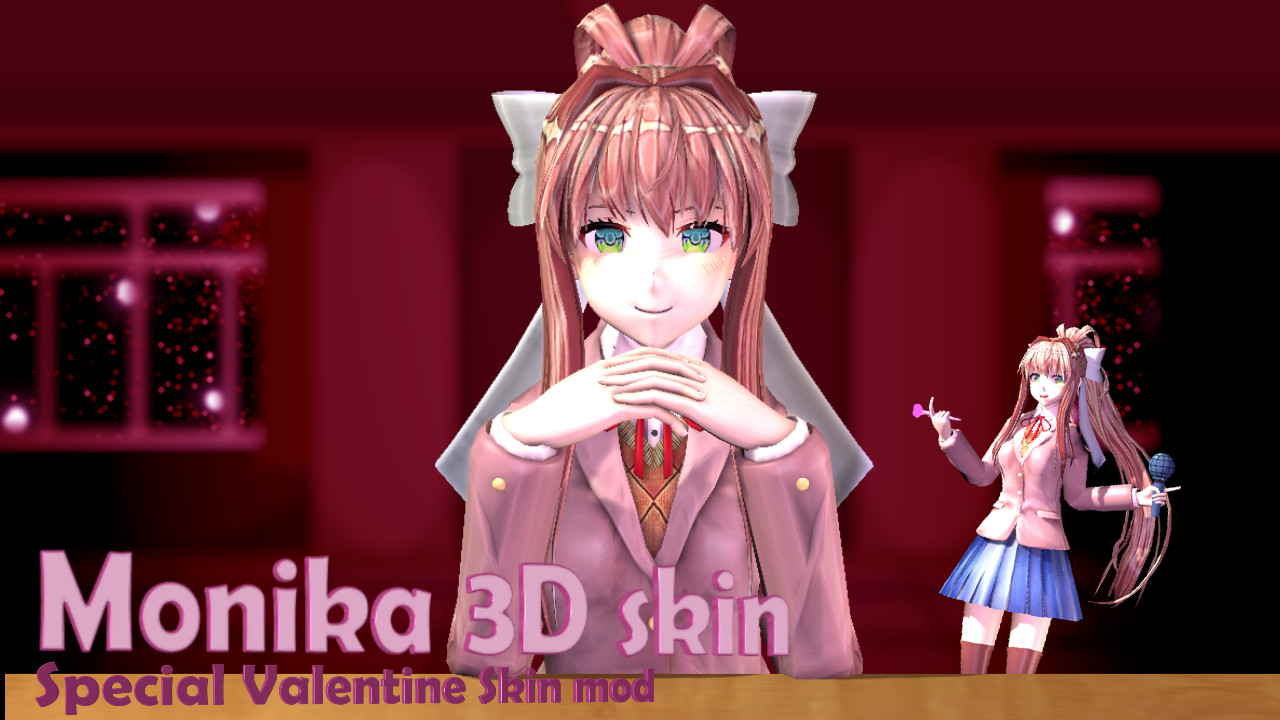 Monika Epiphany skin [Friday Night Funkin'] [Mods]