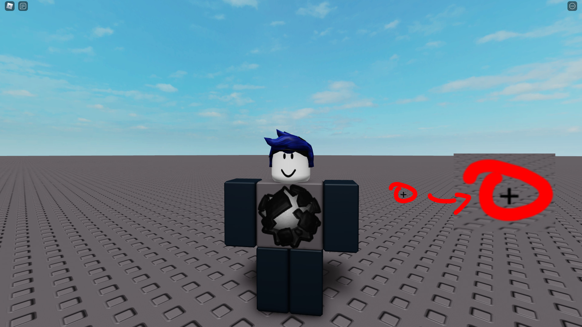 Roblox Guest (blue hair) UPDATED