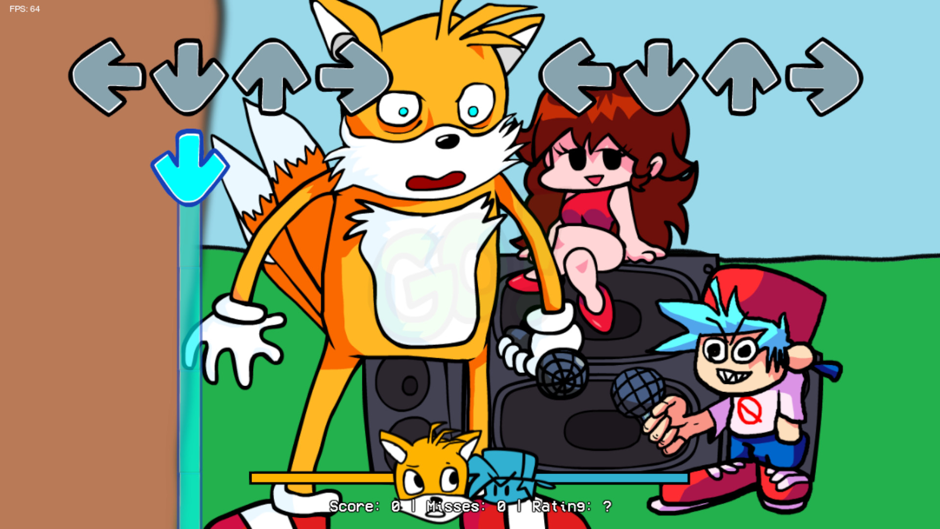 FNF: Tails Gets Trolled V2 FNF mod game play online, pc download