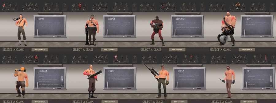 Shirtless Entire Tf Team Team Fortress Mods