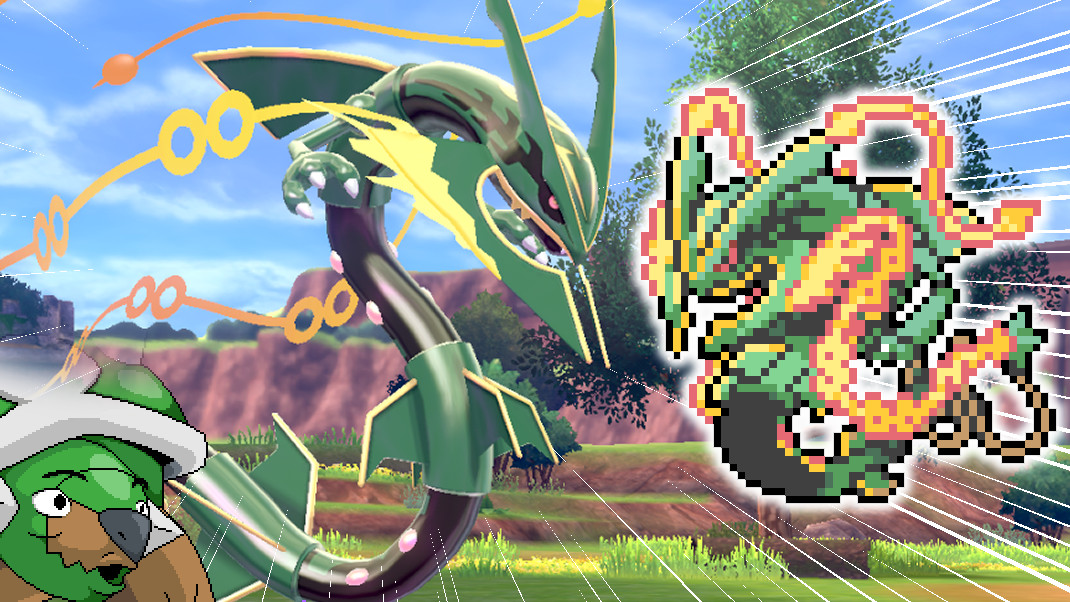 Mega Rayquaza Shiny Minecraft Skin