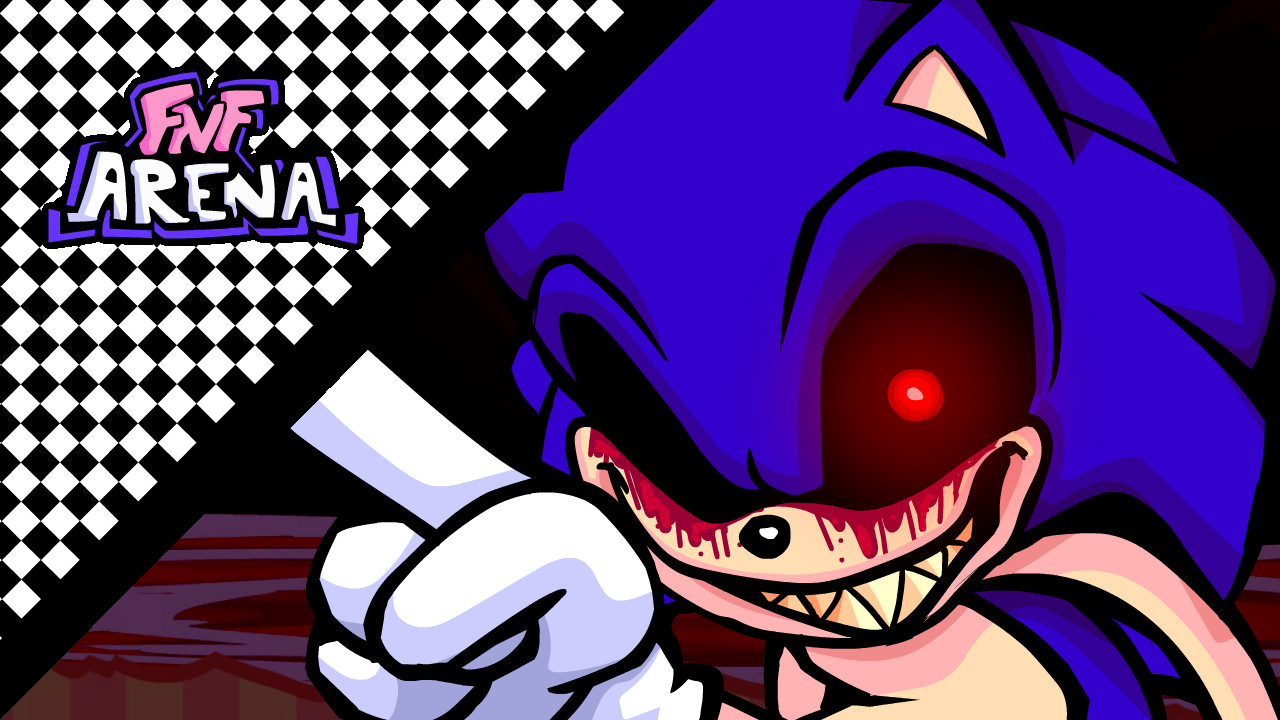 Fnf vs sonic exe v2 5 logo pixel art