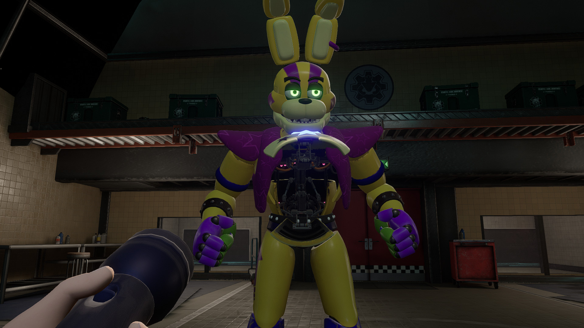 Glamrock Bonnie over Freddy [Five Nights at Freddy's Security Breach] [Mods]