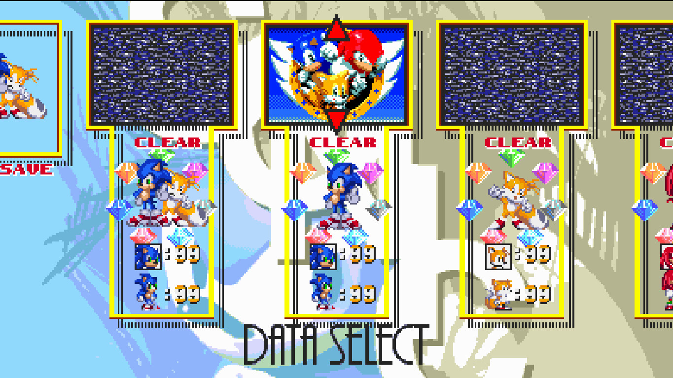 Modern Sonic in Sonic 3 Air. Sonic 3 air extra slots