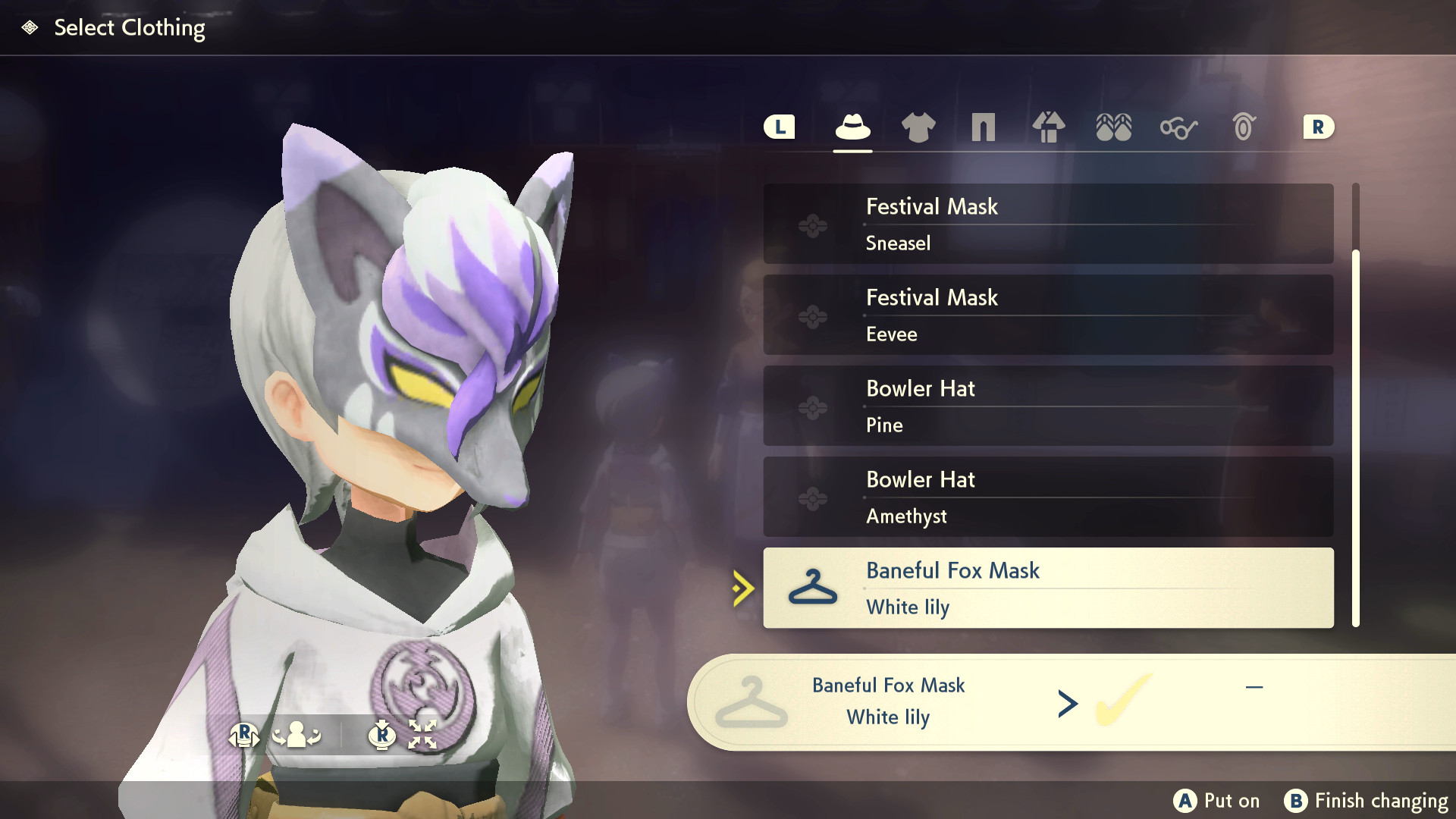 Shiny Baneful Fox Mask [Pokémon Legends Arceus] [Mods]