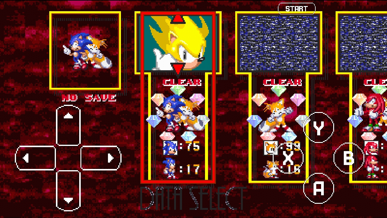 SONIC.EXE sprites for 3 minutes and 55 seconds 