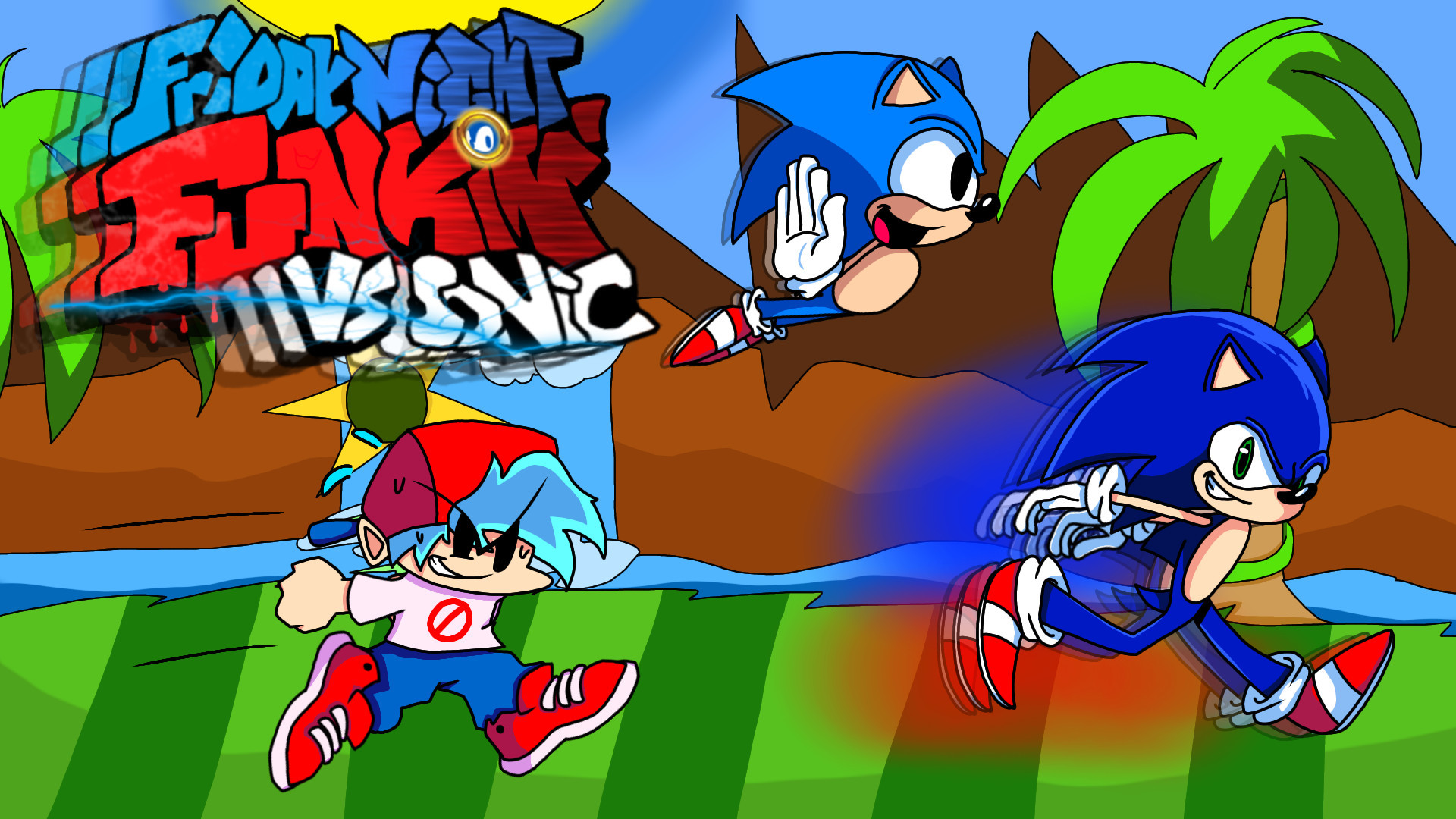 Sonic Funk Festival - Vs. Sonic The Hedgehog [Friday Night Funkin'] [Mods]