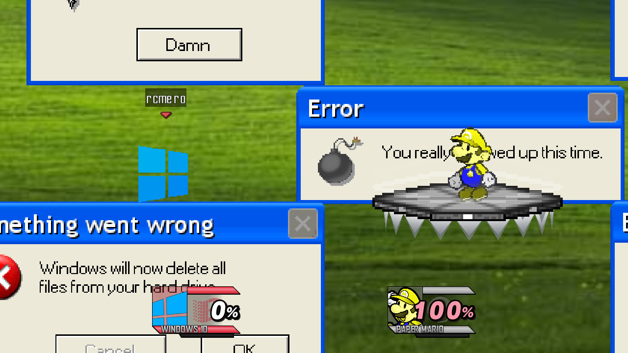 Windows XP Desktop (0.9.4/CMC+) [Super Smash Bros. Crusade] [Mods]