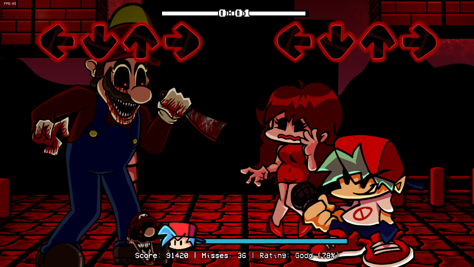 FNF Mario s Madness Colored Icon FNF Mod For Friday Night Funkin FNF 