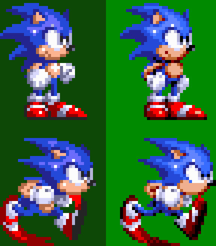 Sonic - Sonic Mania Palette - Pixilart