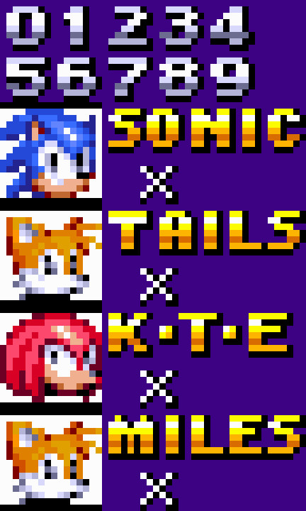 Sonic 3'Mixed (Cancelled) on X: Various sonic sprites made, along