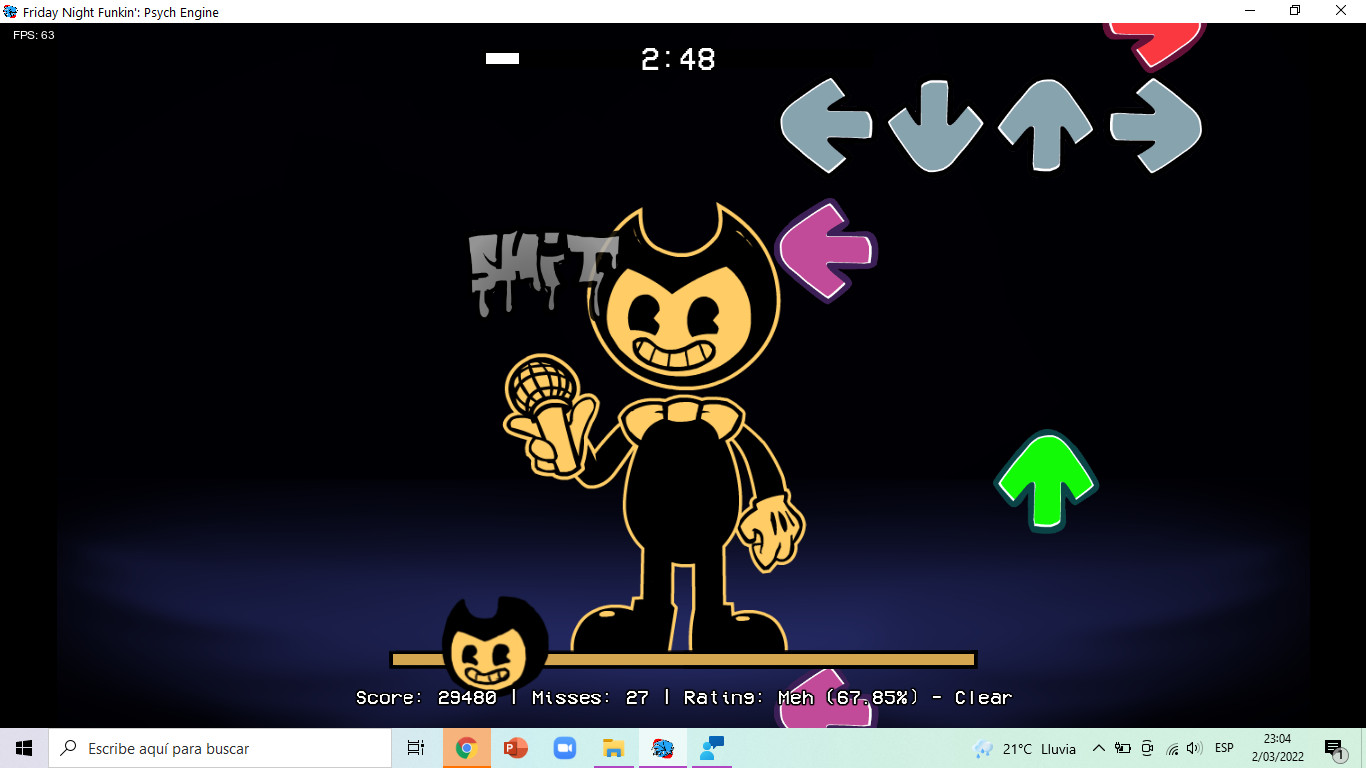 BENDY IN NIGHTMARE RUN!!  Fan Choice Friday 