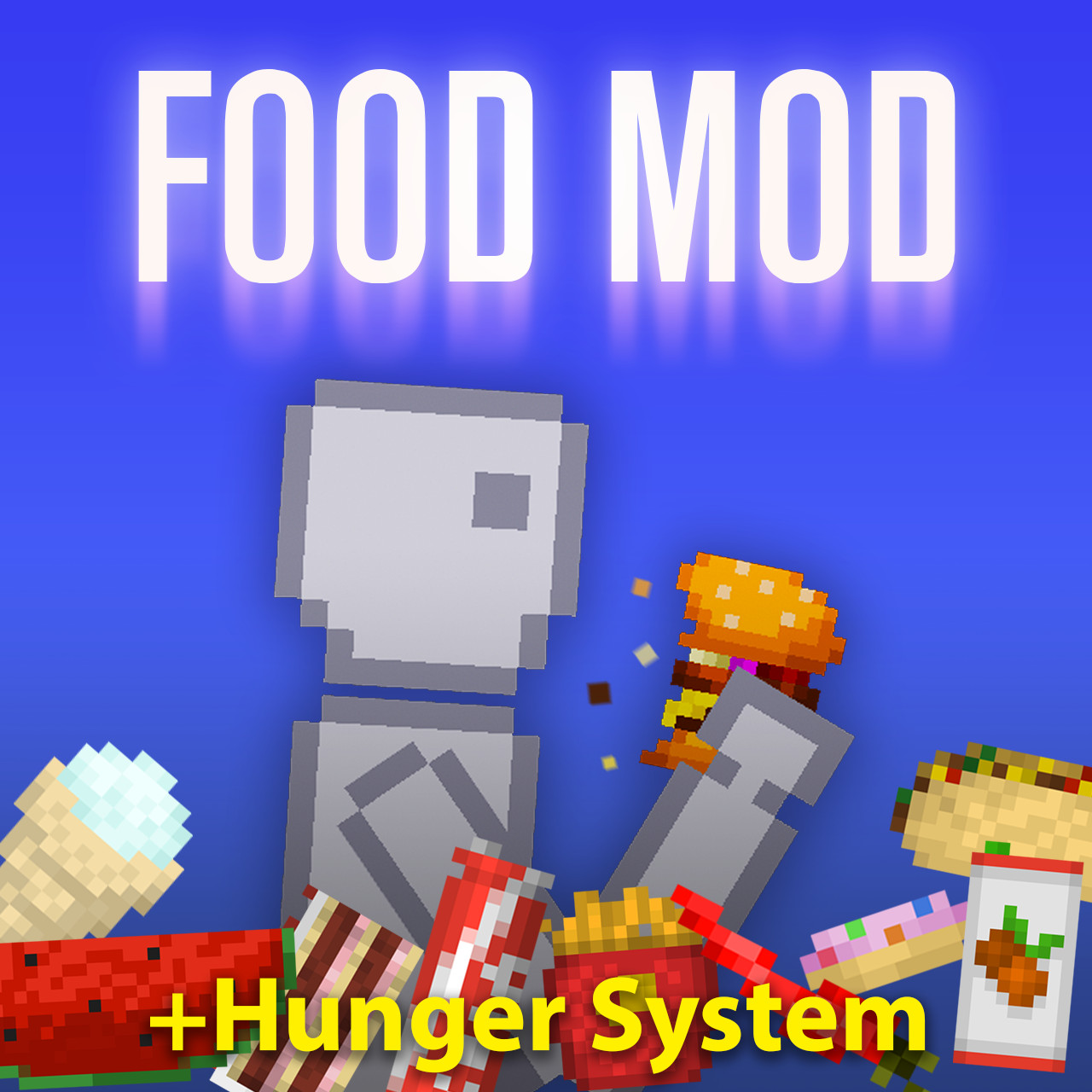 Foods+ Mod for People Playground  Download mods for People Playground