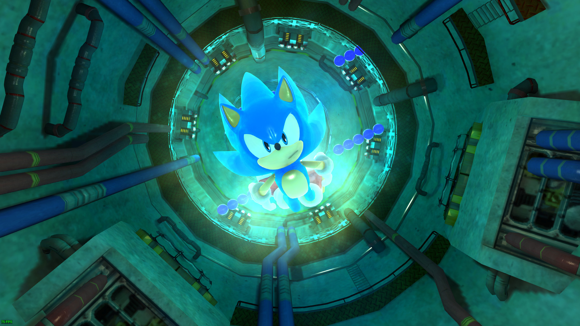 Sonic, blue, super, HD wallpaper