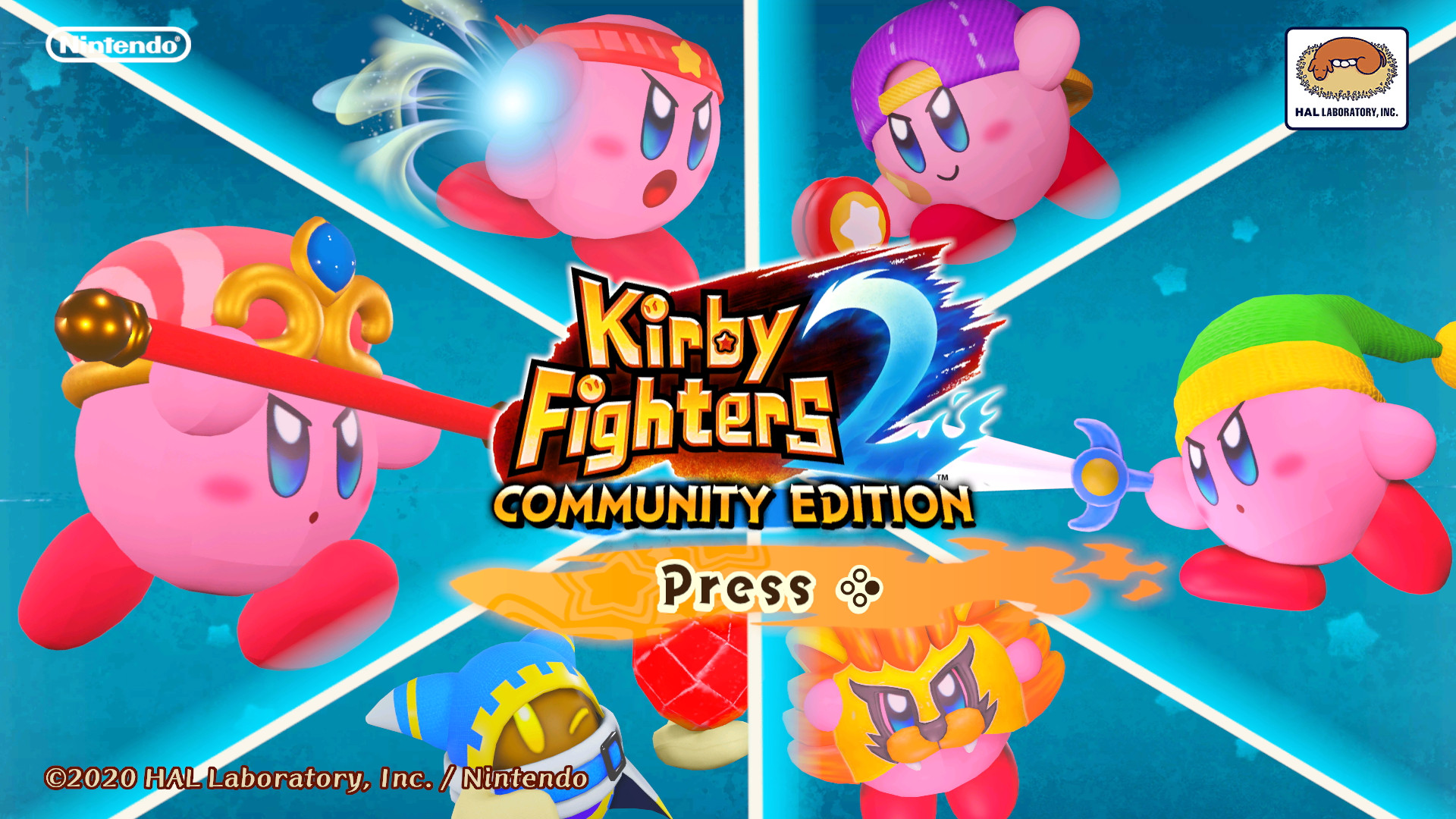 Deluxe 2] Fighters [Kirby Kirby Fighters Custom [Mods] Title Menu 2 -