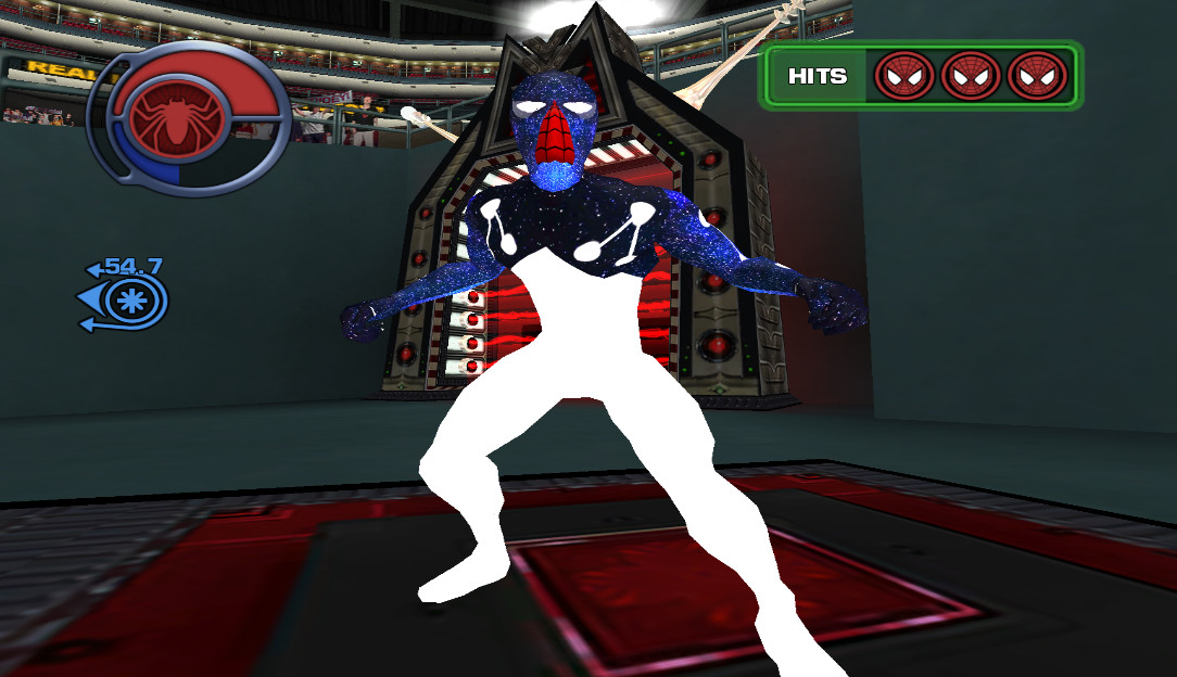 This mod adds the gloriously chunky PS1 Spider-Man outfits to new