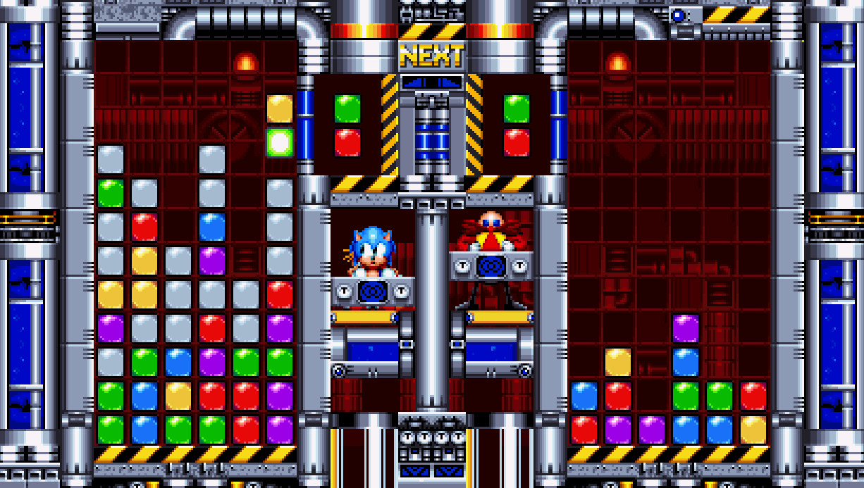 Tetris Replaces Puyo Puyo [Sonic Mania] [Mods]