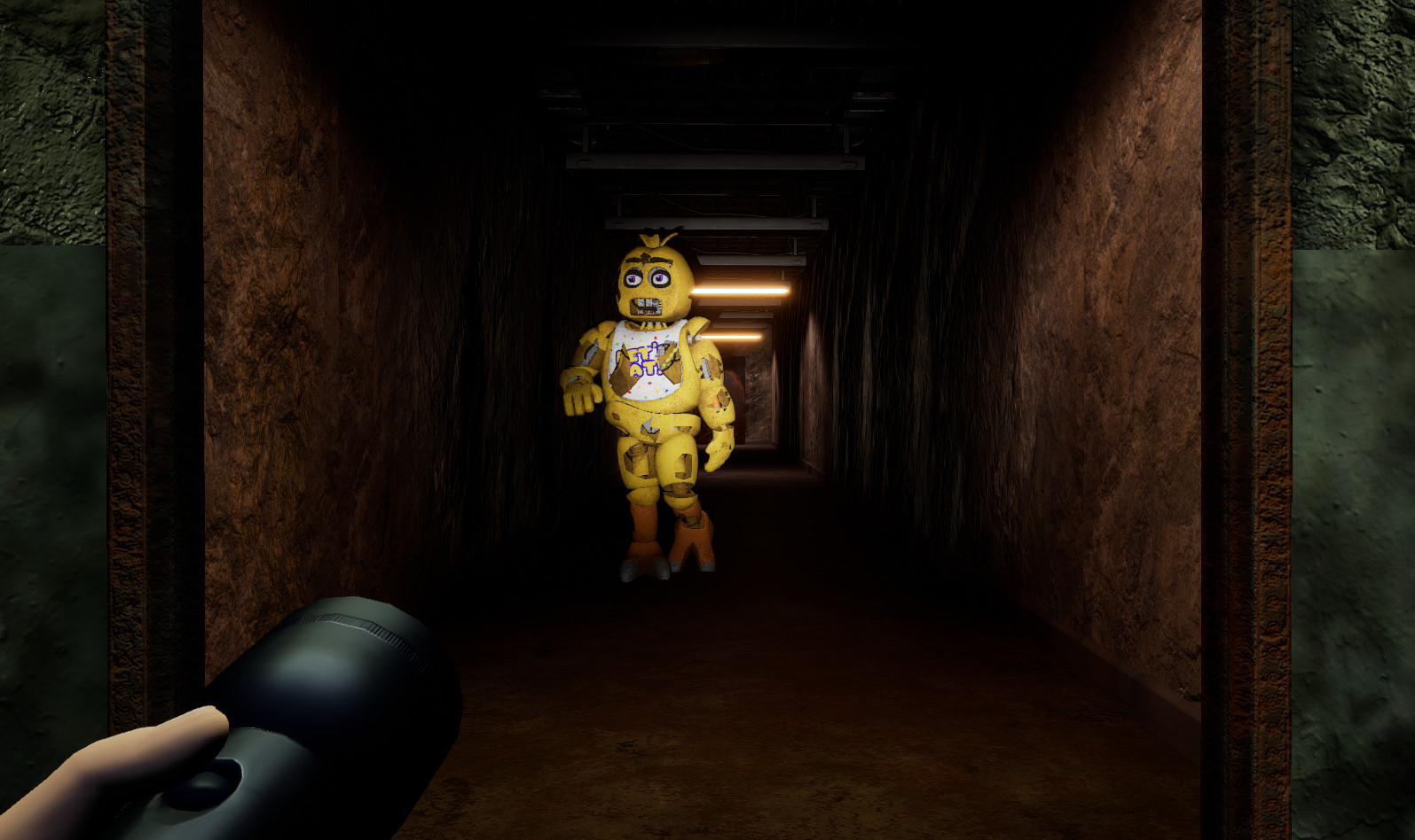 Withered Chica over Ruined Chica [Five Nights at Freddy's Security Breach]  [Mods]