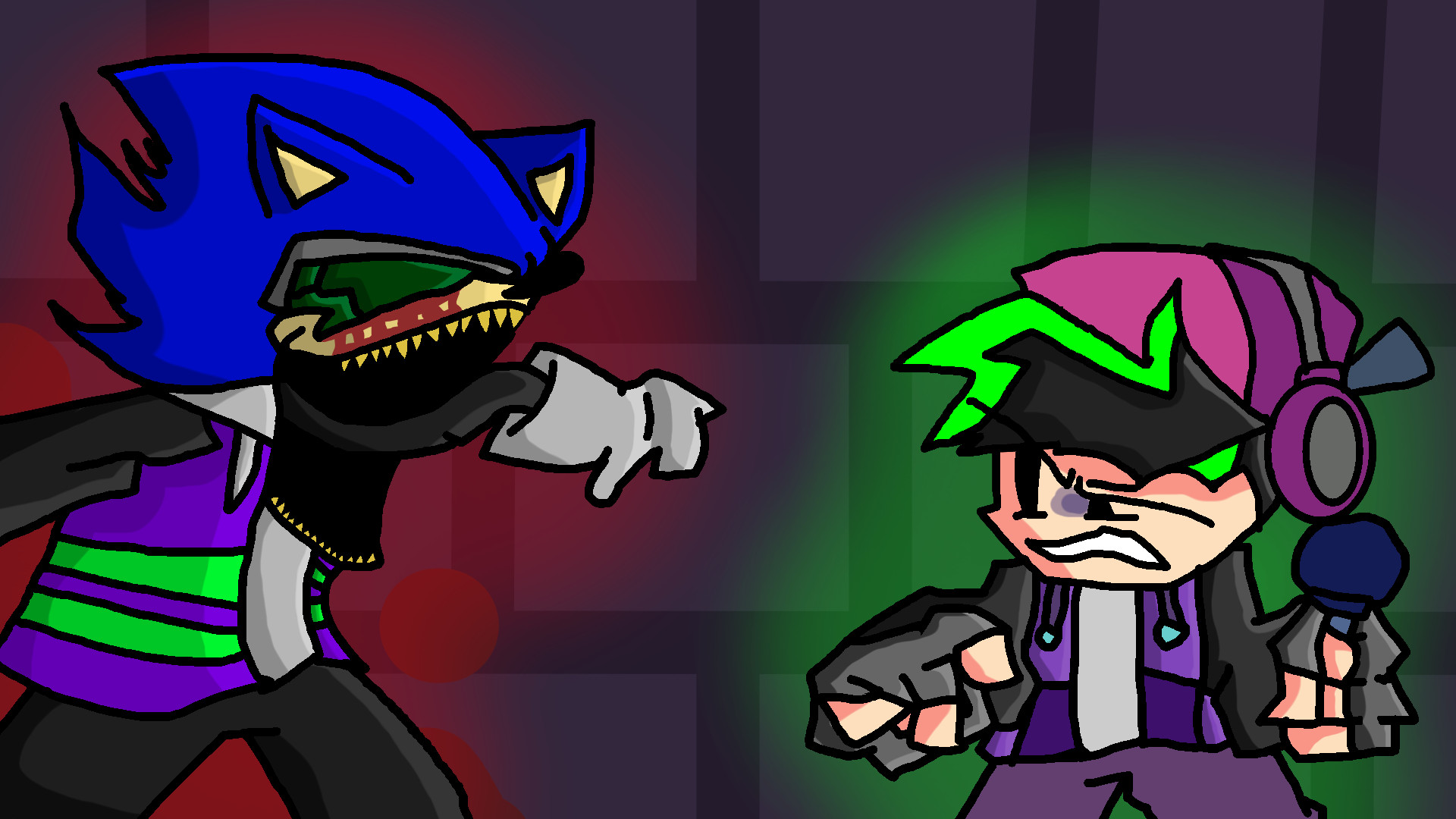 Sonic.EXE vs. Fleetway  Tails doll, Sonic art, Sonic fan art