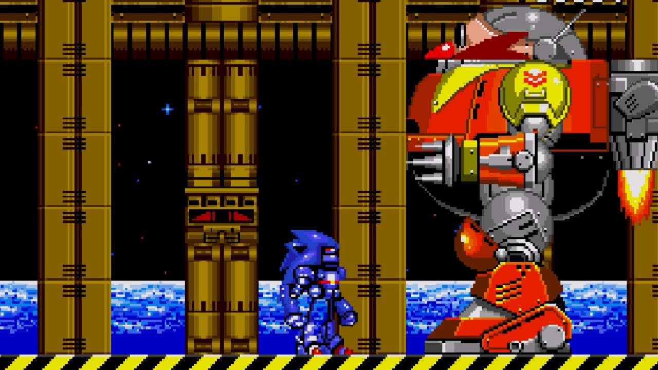 Mecha Sonic - Sonic Retro