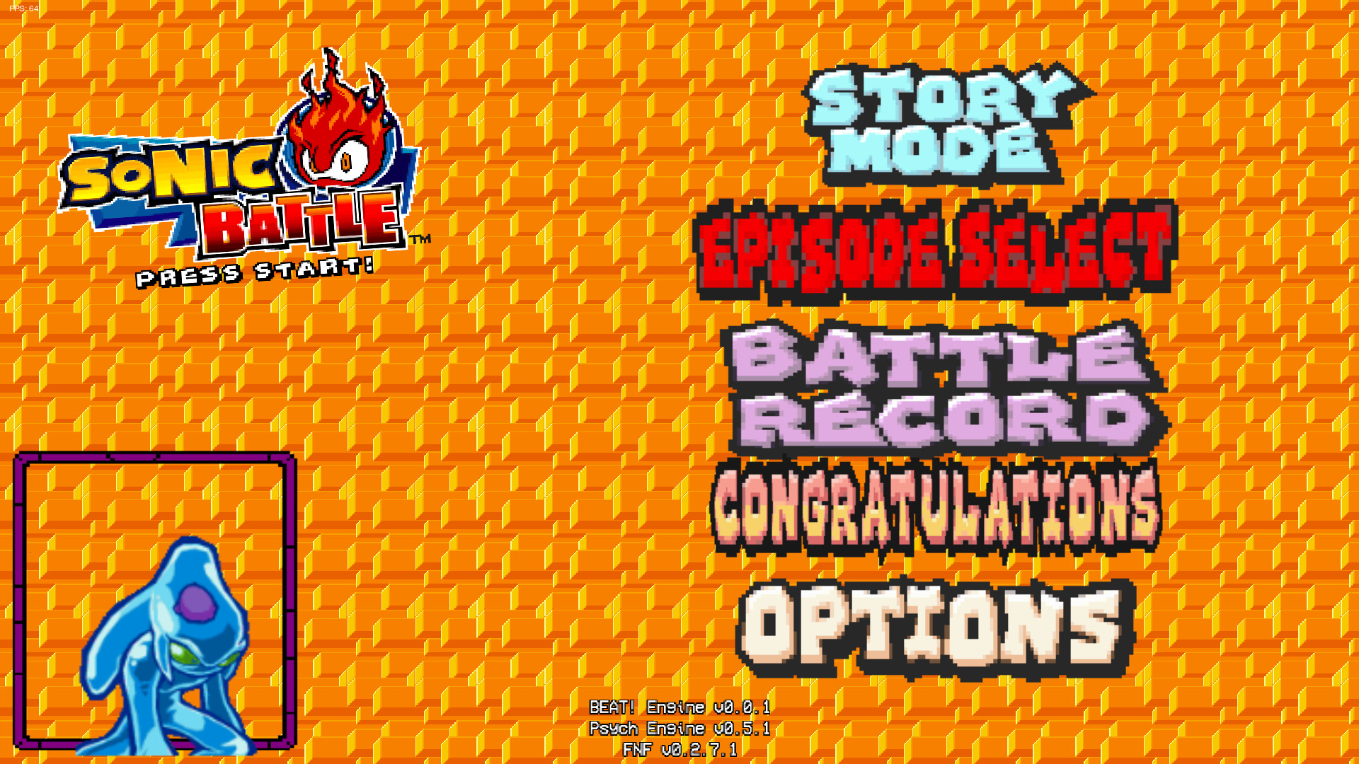 sonic night battle Mod for Friday Night Funkin' FNF Mods