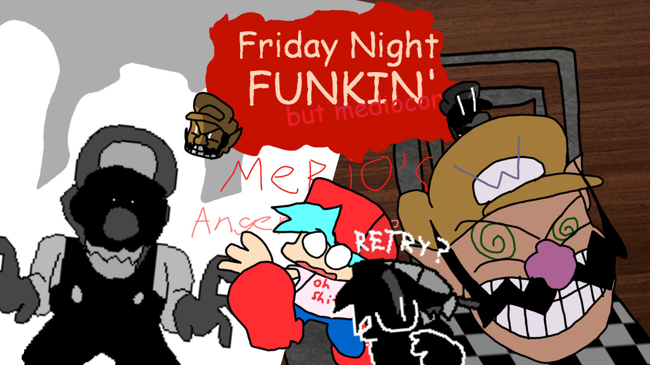 Merio's Anger Issues (BETA,FNF But Mediocore) [Friday Night Funkin'] [Mods]