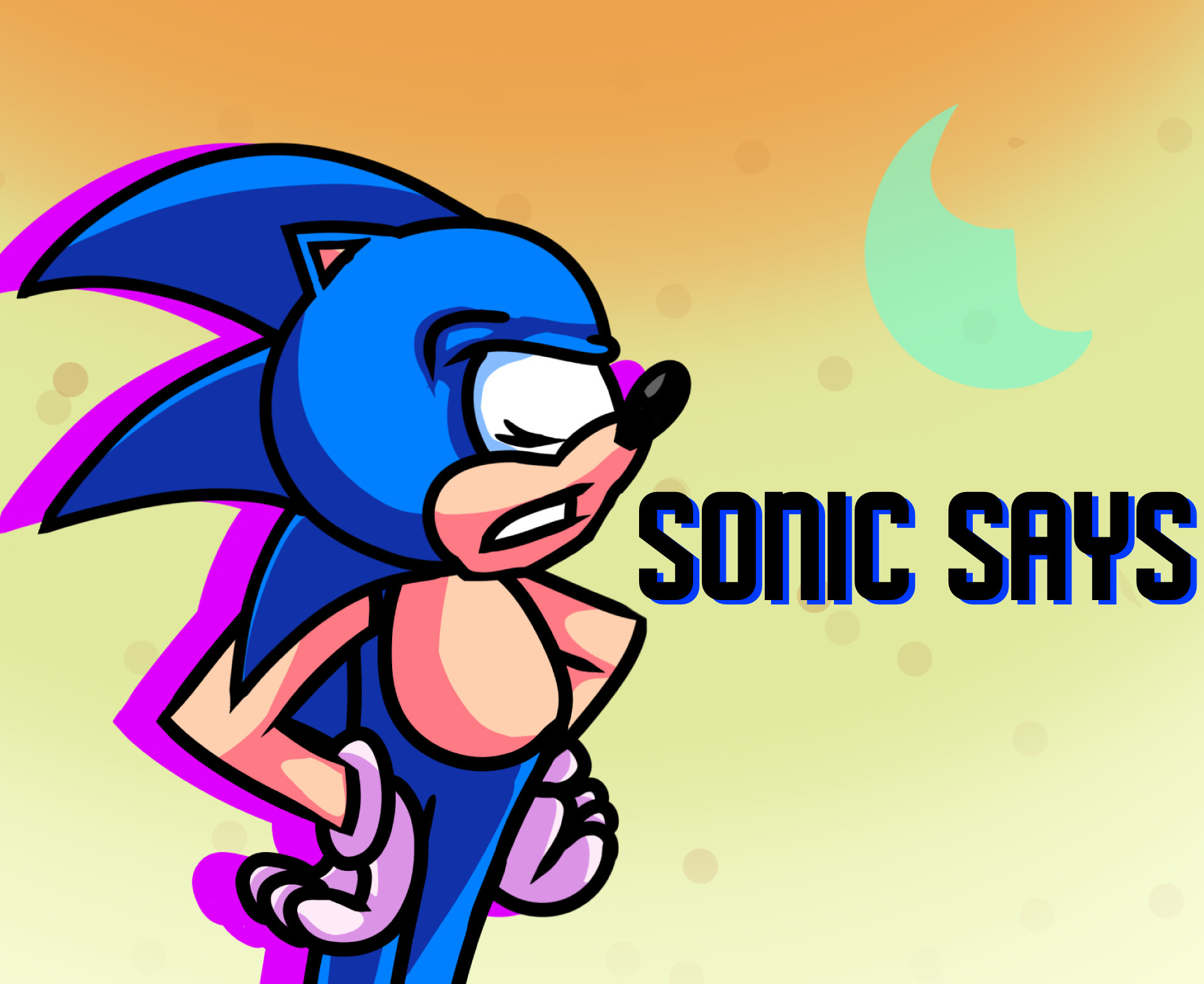 Sonic Says ('No Good' Song) [Friday Night Funkin'] [Mods]