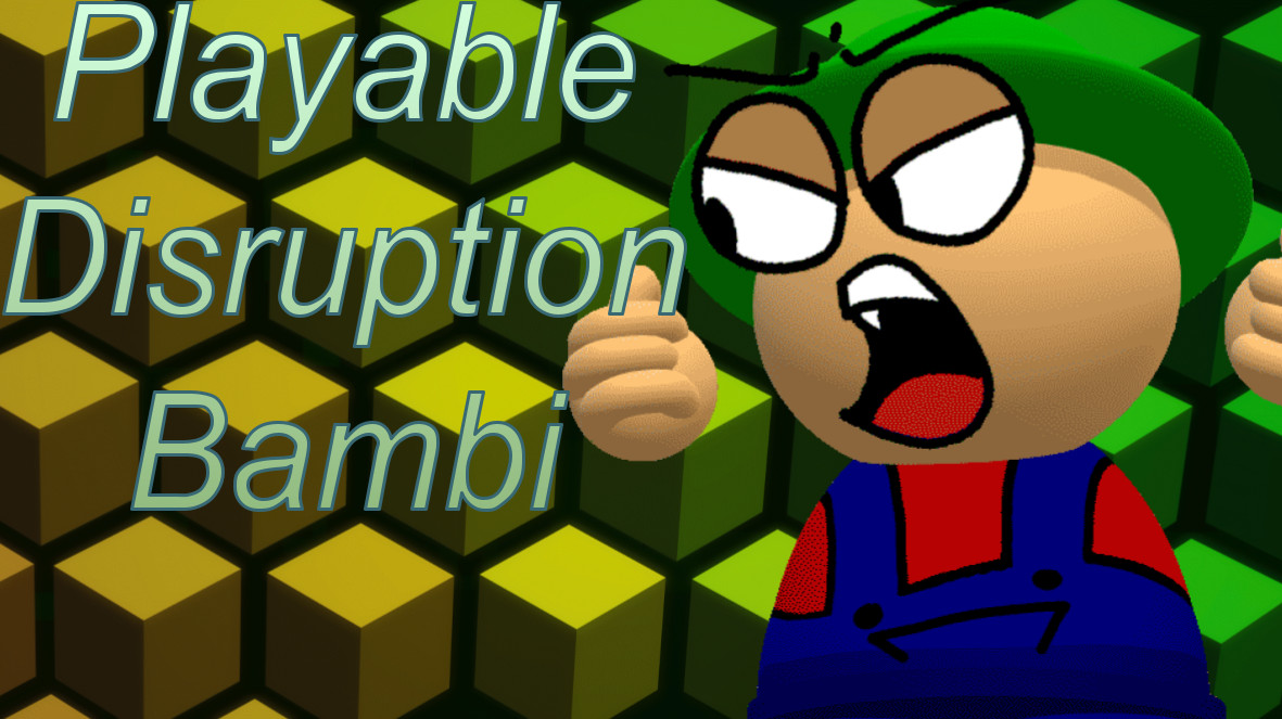 Playable Disruption Bambi [Friday Night Funkin'] [Mods]