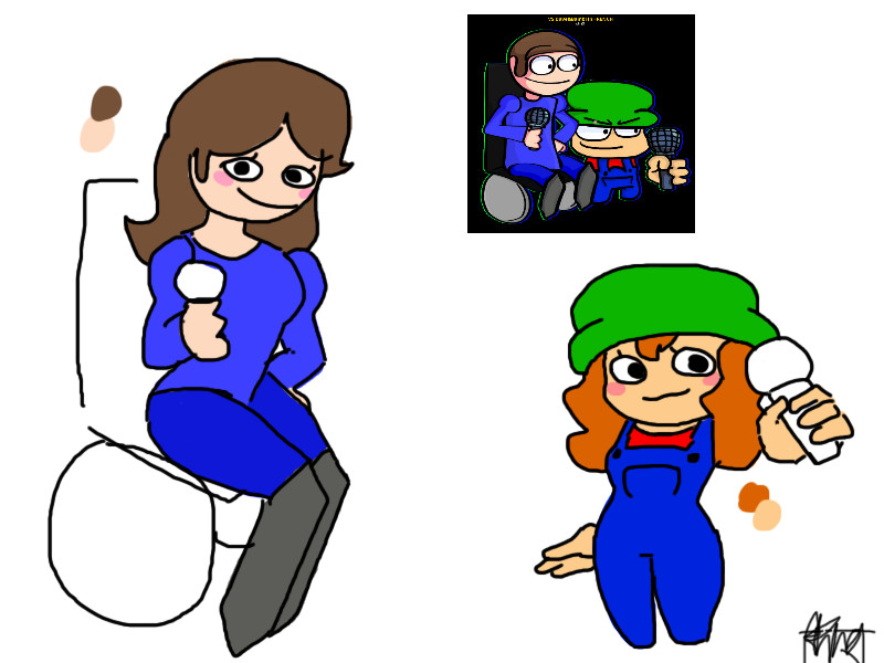 dave and bambi Genderswap Mod for Friday Night Funkin' | FNF Mods