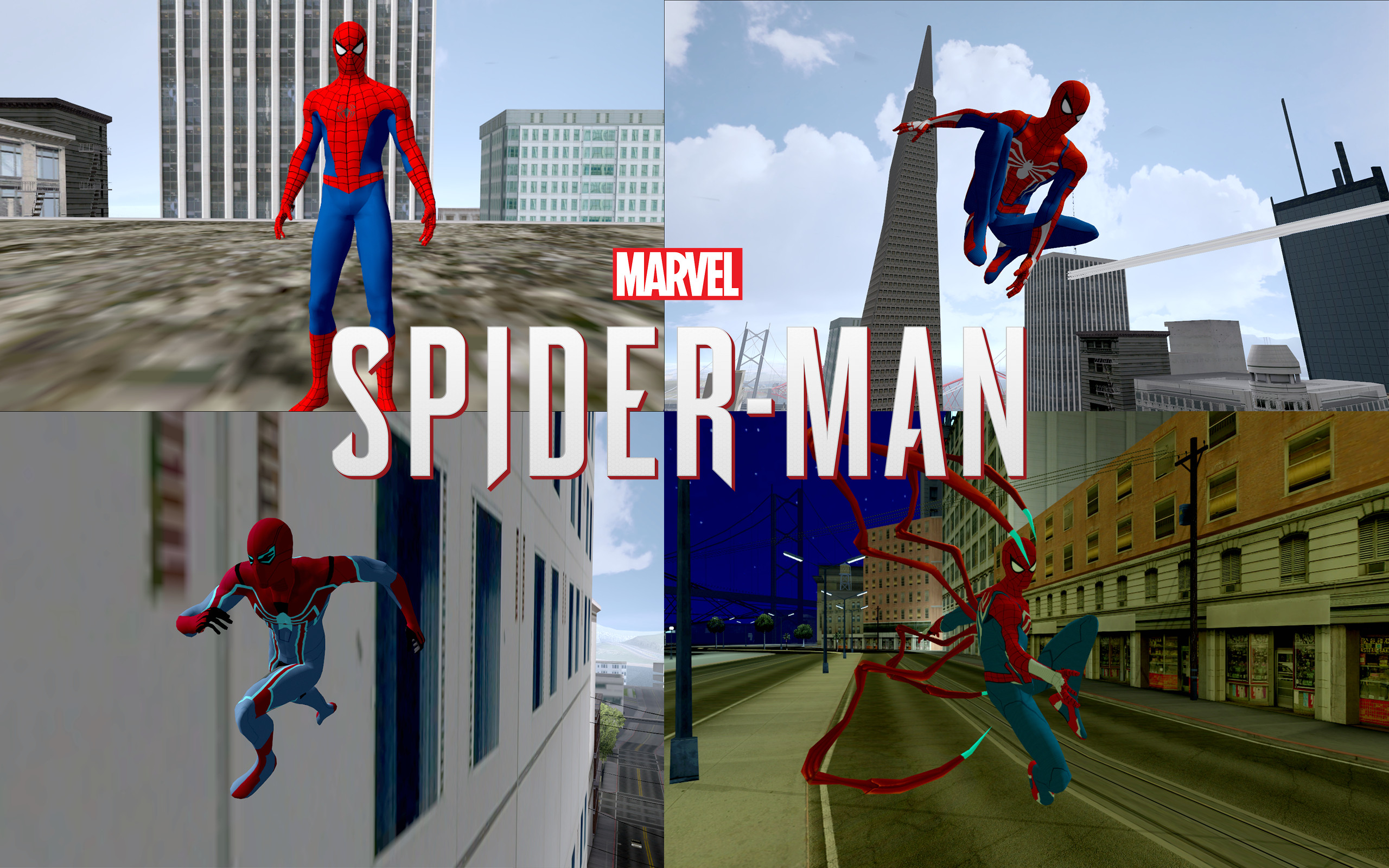 Grand Theft Auto San Andreas gets a PS4 Spider-Man Mod