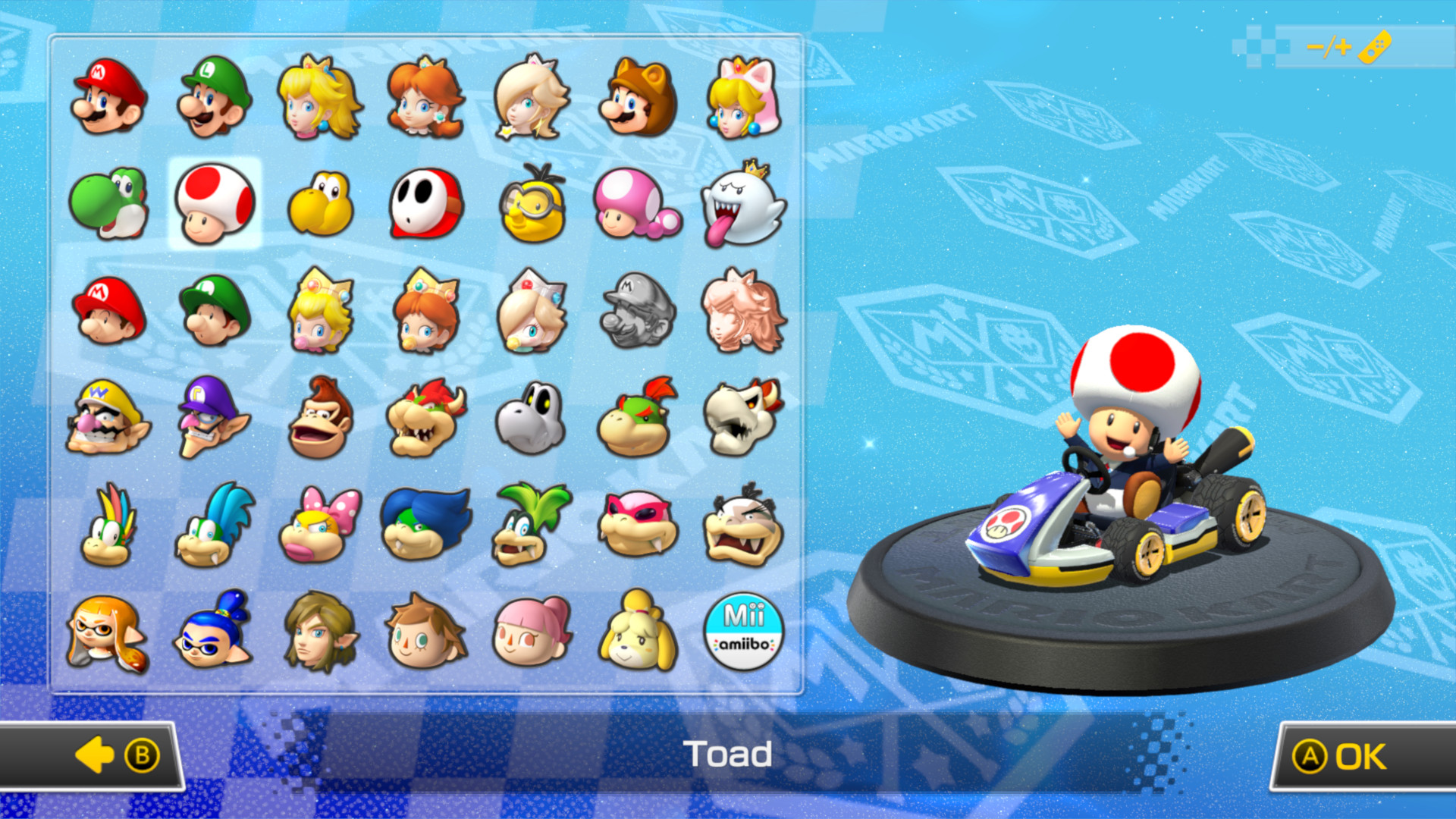 Anchor Toad over Toad [Mario Kart 8 Deluxe] [Mods]