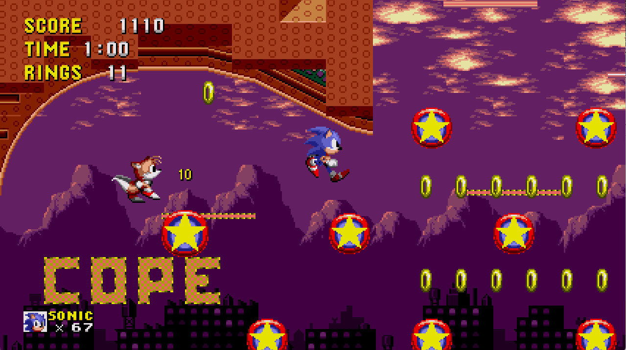 Sonic 1 Forever: Sonic 1-styled Tails 