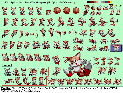 Sonic 1 Tails (W.i.P) Pixie Engine - Create!