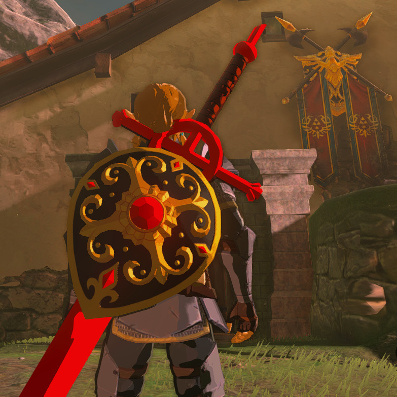 Dark Radiant Shield [The Legend of Zelda Breath of the Wild (WiiU)] [Mods]