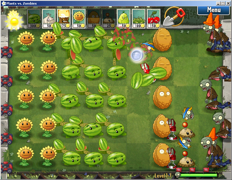 Old Version] Plants Vs. Zombies 2 Mod Pak - Suruival Roof (Hard