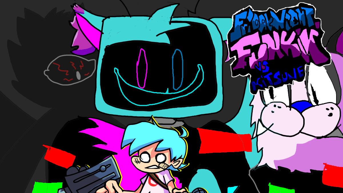 FNF VS KIT GLICH(Ver 0.1) [Friday Night Funkin'] [Mods]
