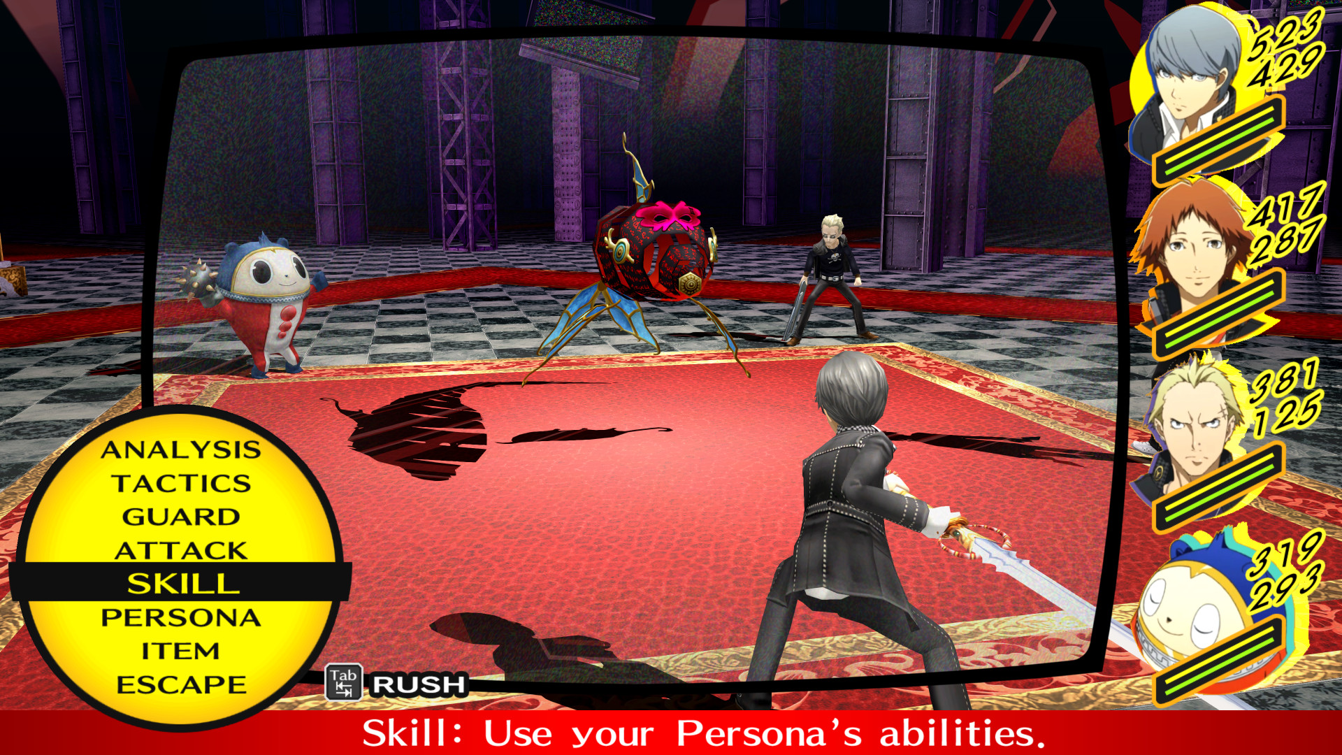 P4GA Battle & Party Panel Portraits [Persona 4 Golden (PC)] [Mods]