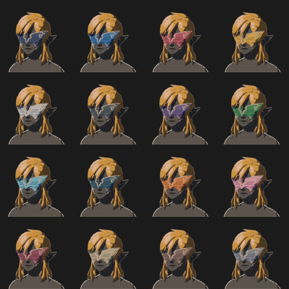 Second Wind Dyable Mask of Awakening [The Legend of Zelda Breath of