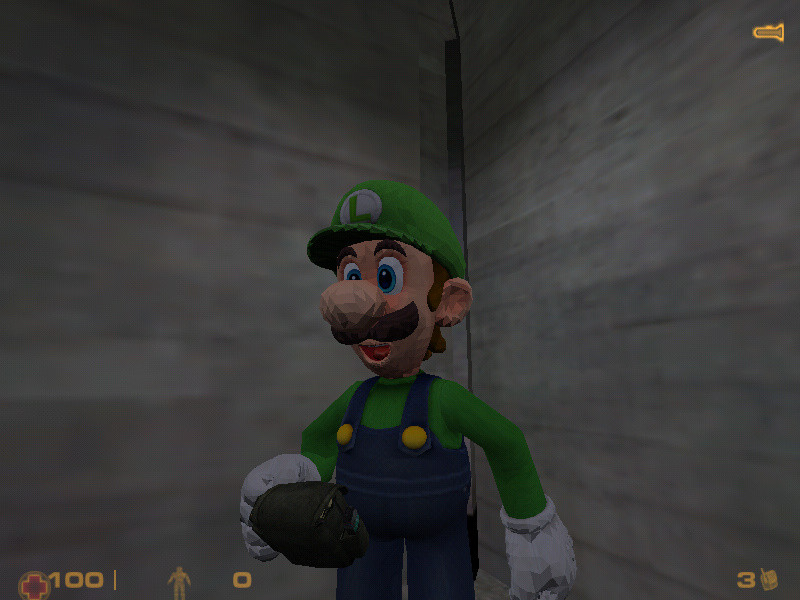 Super Mario Odyssey Luigi [HalfLife] [Mods]