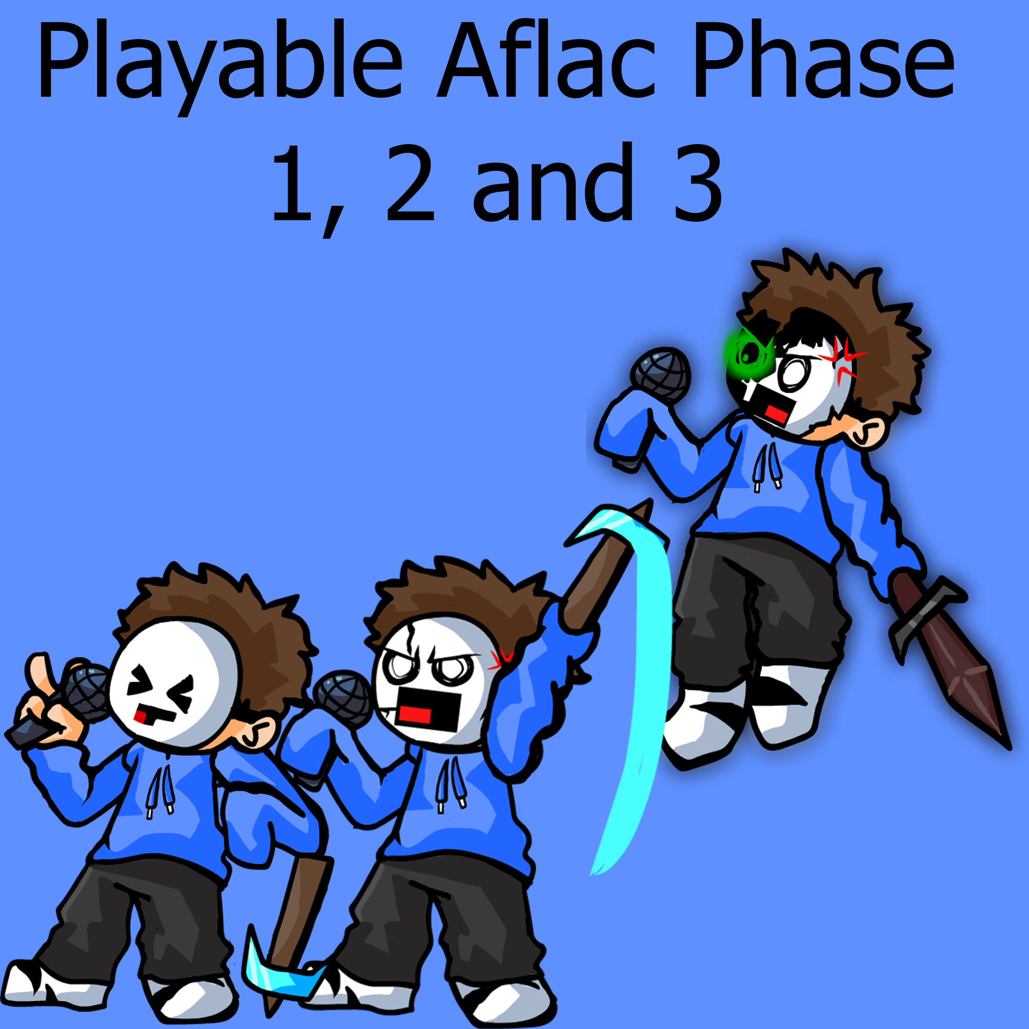 Playable Aflac all Phases [Friday Night Funkin'] [Mods]