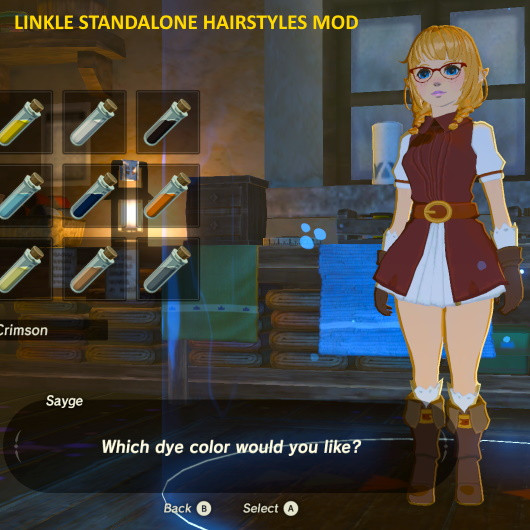 Linkle With Logical Braids The Legend Of Zelda Breath Of The Wild Wiiu Mods 2485