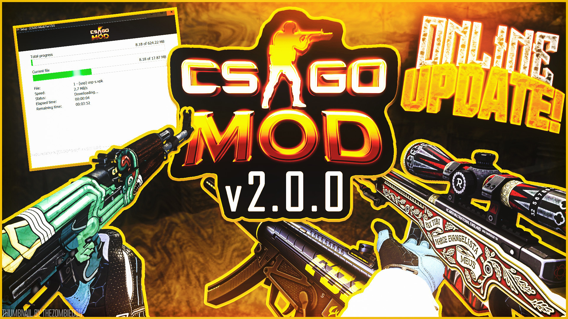 CSGO Mobile  CS Source Android Mod CSGO Installation Tutorial And Download  Link 