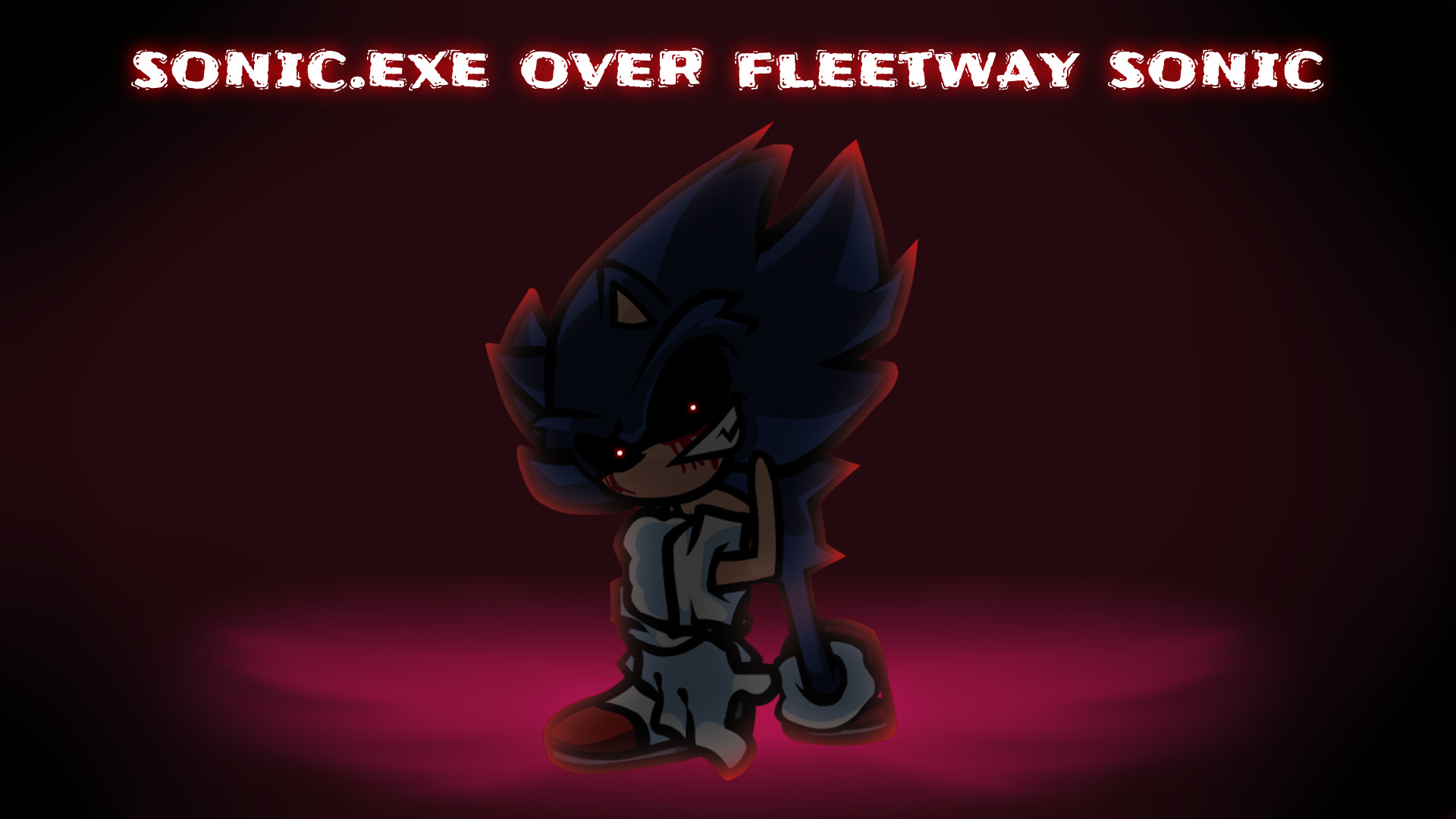 Sonic.EXE Over Fleetway Sonic [Friday Night Funkin'] [Mods]