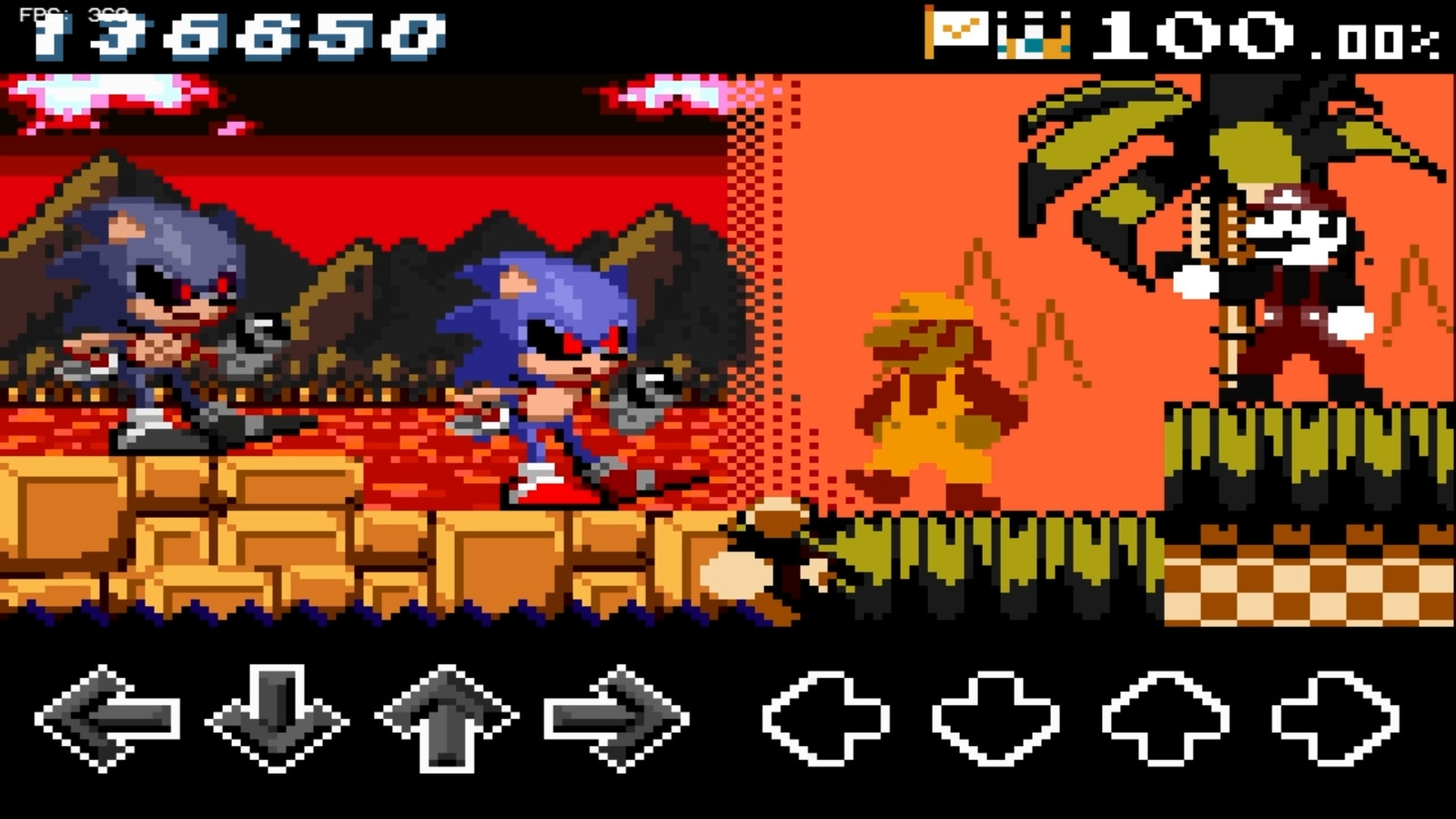 Creepy Console Clash Cross Console Clash Cover [Friday Night Funkin