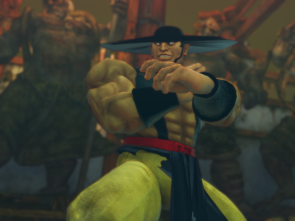 Kung Lao MK2 skin for M.Bison [Ultra Street Fighter IV] [Mods]