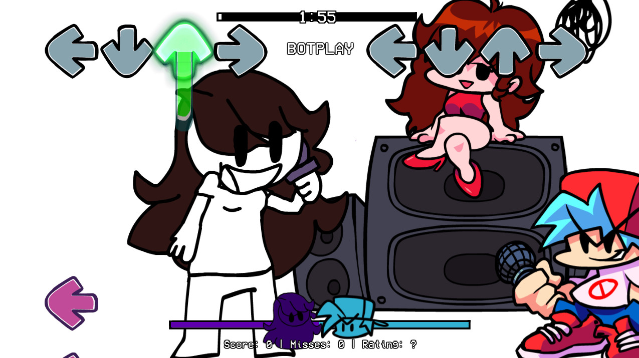 Friday Night Funkin' Vs JaidenAnimations  I Attempted To Play A Rhythm  Game (FNF Mod) 