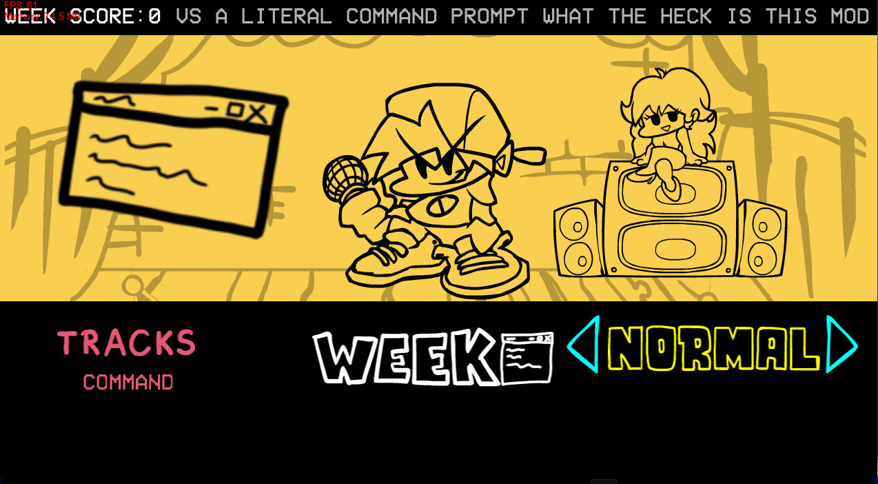 VS A Command Prompt Mod for Friday Night Funkin' | FNF Mods