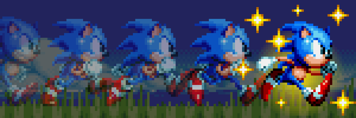 Mania Super Sonic idle fix [Sonic 3 A.I.R.] [Mods]