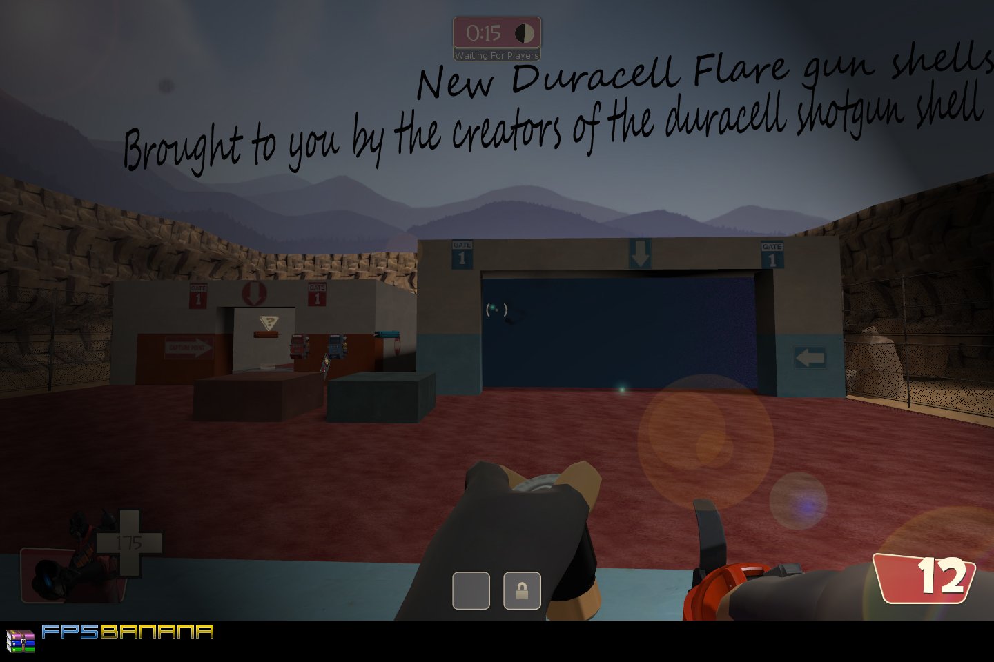 Flare gun battery