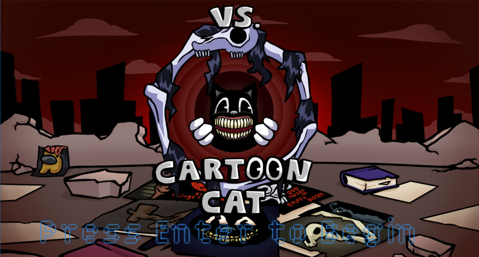 Fnf vs cartoon cat 2.0. Сайтама против Картун Кэта. Картун Кэт и Картун дог в одном. Logobumpin FNF vs cartoon Cat v2.